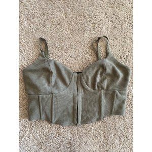 Meek women’s medium green crop top